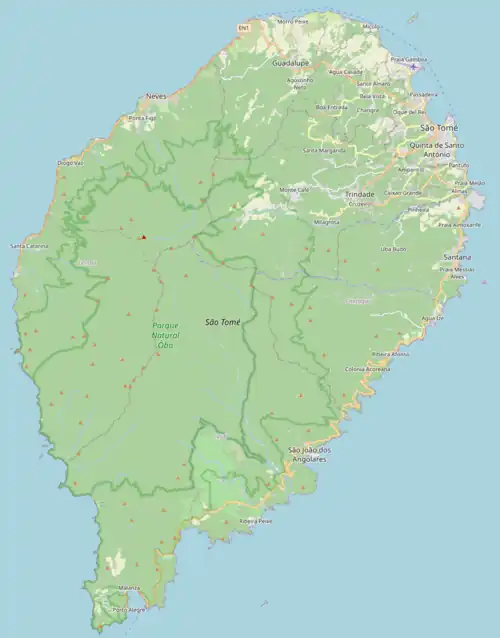 Bombaim is located in São Tomé