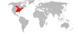 Map of range