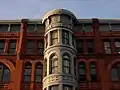 On the south (Yesler Way) side of the building