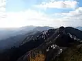 Mount Kasagata from the top of Mount Sen (2/2009)
