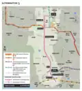 Alternative 5: Automated heavy rail, fully tunneled until Van Nuys