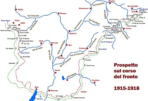 Alpine front, 1915–1917