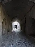 Hall inside the castle