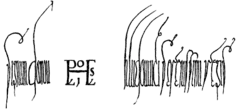 Louis the German's signature