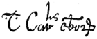 Thomas Wolsey's signature