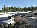 Snake Falls, on the east side of Keats Lake