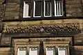 West window lintel