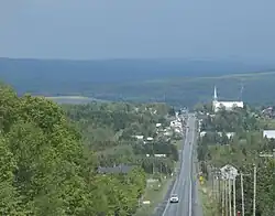 Route 269 between Saint-Gédéon-de-Beauce and Saint-Théophile.