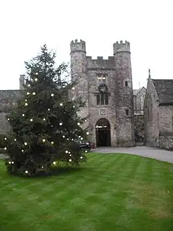 Entrance courtyard