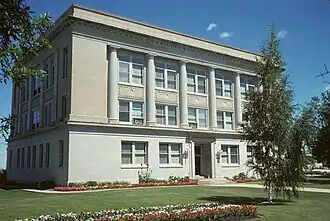 The Steele County Courthouse in Finley