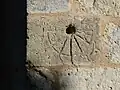 Tide dial of St&nbsp;Peter's in St-Pierre-du-Palais, France