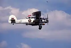 A single-engine fighter plane in flight