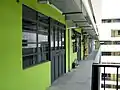 Studio inside art centre