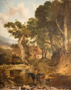 The Watering Place by Frederick Richard Lee