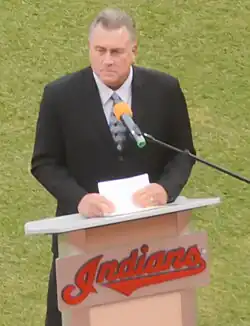 Tom Hamilton, lead Guardians radio announcer since 1998 and an announcer for the team since 1990.