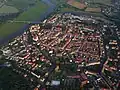 Torgau from the north-west
