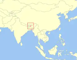 Map of range