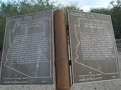 San Pedro Chapel National Register of Historic Places Marker.