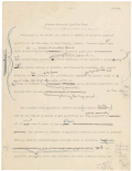 Draft report of study results up to 1949, page 1