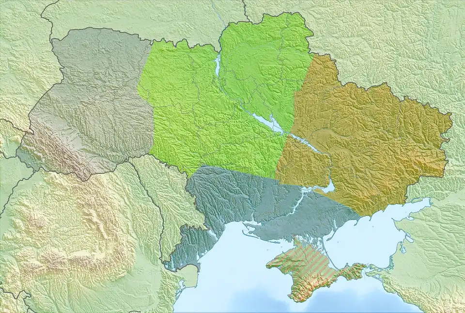 Ukrainian Air Force is located in Ukraine Air Force commands