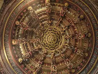 Ceiling with carvings of devkulikas