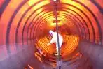 This picture is a really cool underground storage tank.
