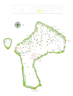 Rakeedhoo in Map