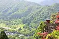 View from the top (sutra repository in sight)