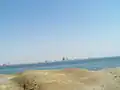 A view of Karachi seen from Oyster Rocks.
