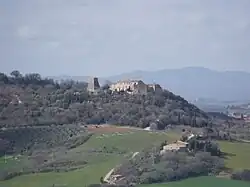 Panoramic view from the surrounding hills