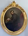 Ignazio Vigoni (1808-1860), postmortem portrait by Giovanni Servi (1861), Villa Vigoni