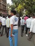 Volunteer of Samata Sainik Dal at Chaitya Bhoomi