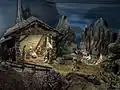 Crib family with shepherds at the crib exhibition in Bamberg 2015
