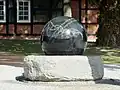 Globe Spring in front of the Old Mission House