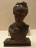 Wax study of the Nymph's head (1876), Philadelphia Museum of Art
