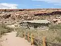 The cabin from a distance