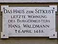 Memorial (Oberdorfstrasse)